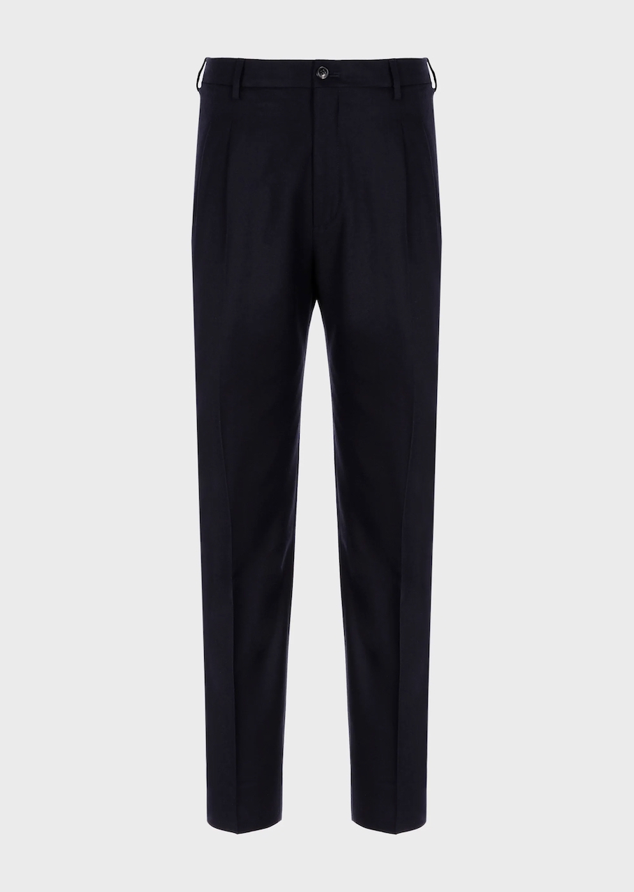Drawstring trousers in 3D-effect fabric 04